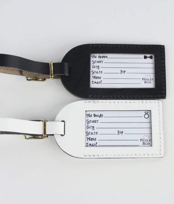 Honeymoon Luggage Tags The Paisley Box