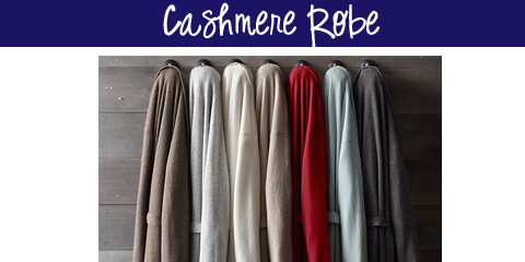 Anniversary Gift- Cashmere Robe