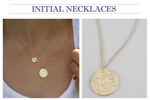 Initial Necklaces