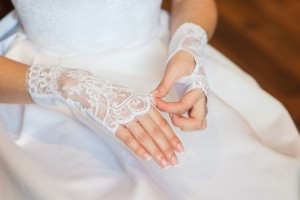 wedding gloves