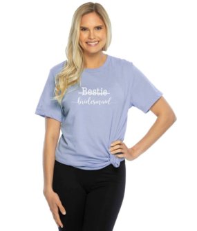 bridesmaid t-shirt, bridal party shirt