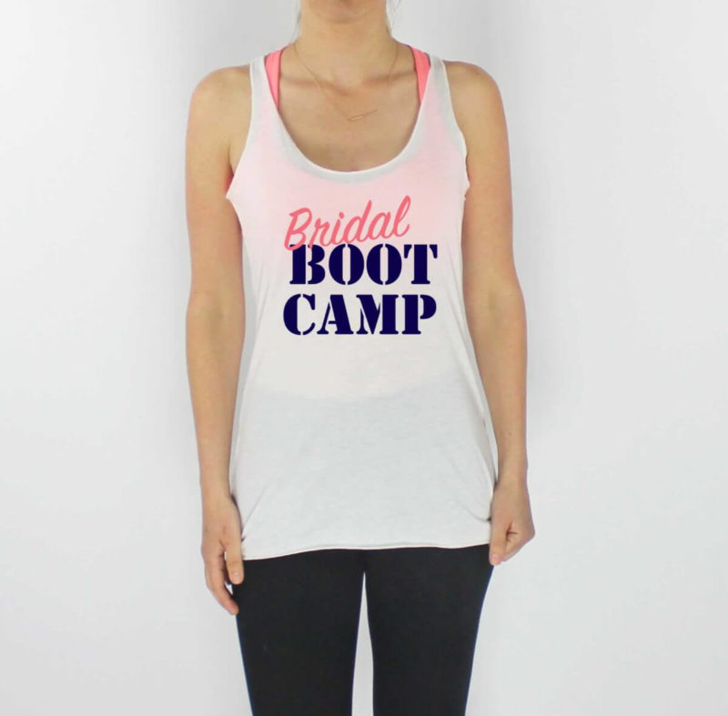 bridal boot camp shirt