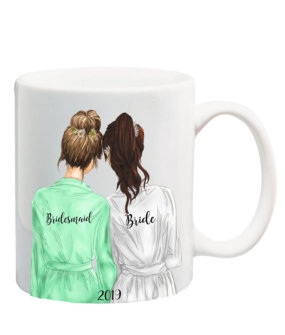 Bridesmaid Mug, Personalized Bridesmaid Gifts by The Paisley Box