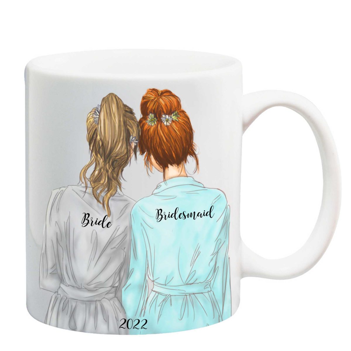 Set of 6 - Personalized Bridesmaid Coffee Mug Gifts w/Free Customization -  11oz Ceramic Mug - Matron…See more Set of 6 - Personalized Bridesmaid
