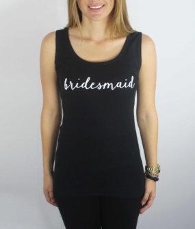bridesmaid tank top