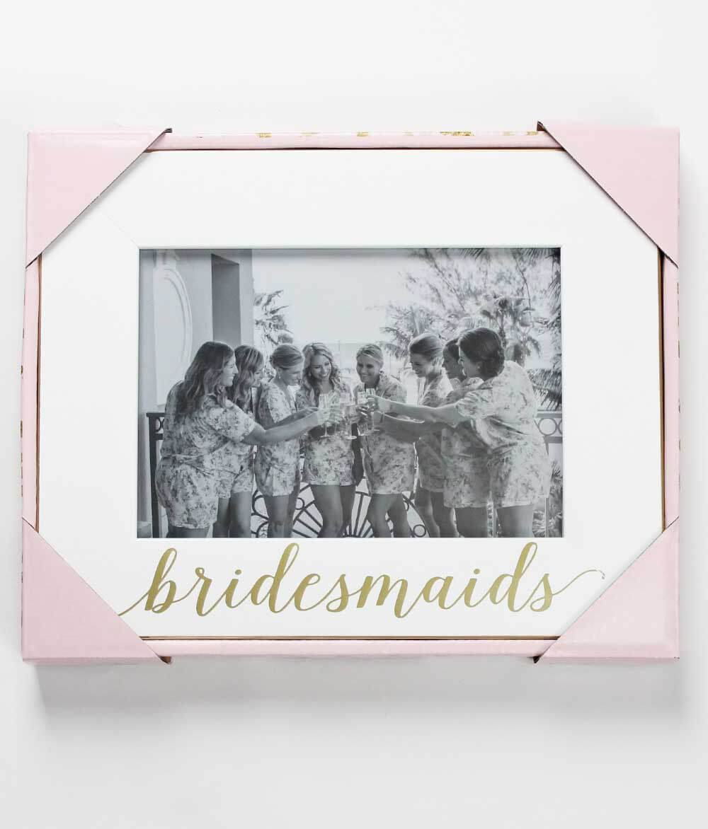 Special Bridesmaid Satin Silver Photo Frame 3"X5" Wedding Favour Female Gifts UK 