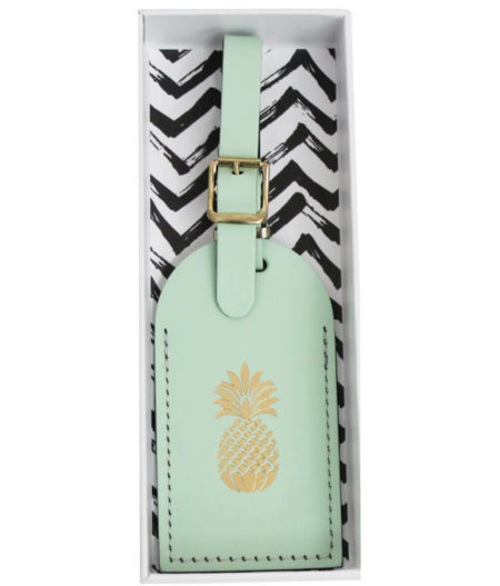 Pineapple Luggage Tag, ships in a gift box by The Paisley Box