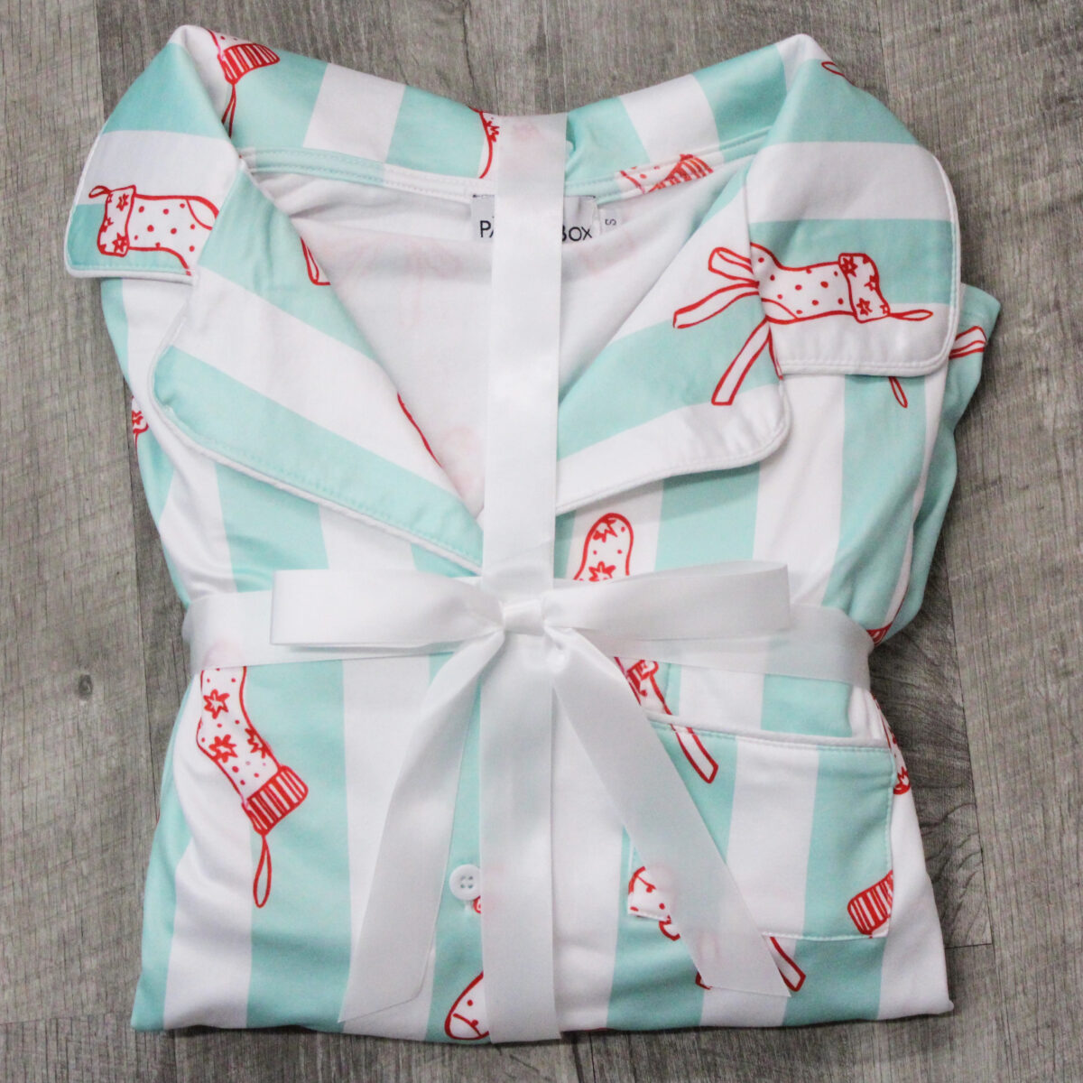 Green Striped Pajama Set - Image 3