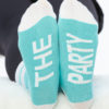 Bachelorette Party Gifts THE PARTY & WIFE OF THE PARTY socks