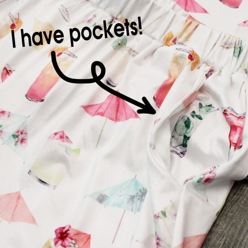 Tropical Cocktails Pajama Set - Image 3