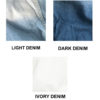 Personalized Jean Jacket Color Options by The Paisley Box