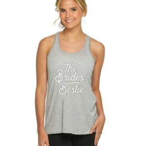 the bride's bestie tank top